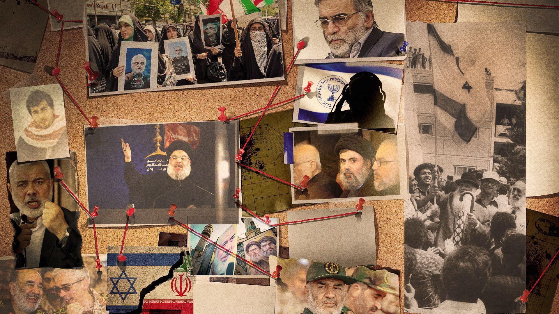 صورة مركبة لأحداث وشخصيات في الشرق الأوسط - Getty Images