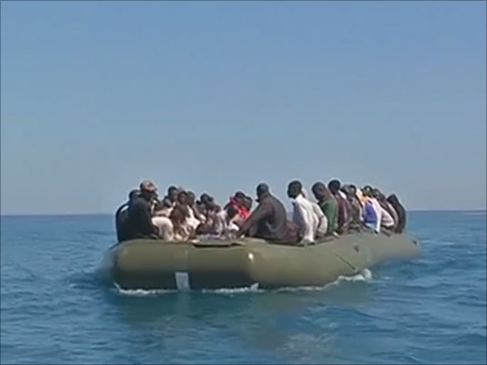 مهاجرون سريون افارقة 