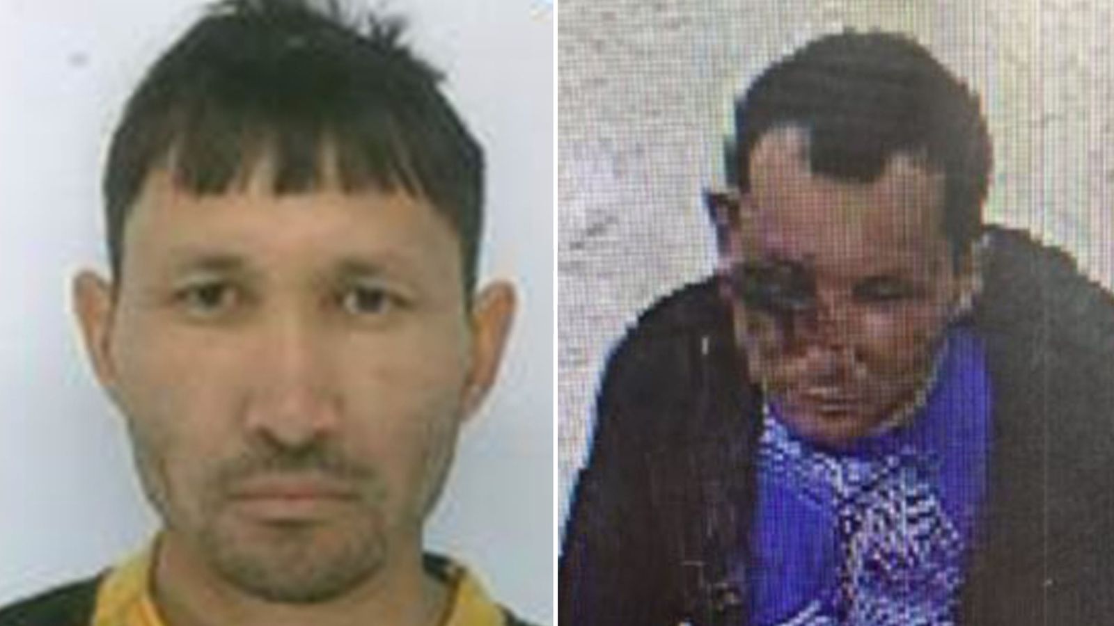 صورتان كانت وزعتهما شرطة لندن لمهاجم الكيميائي عبد الشكور إيزيدي