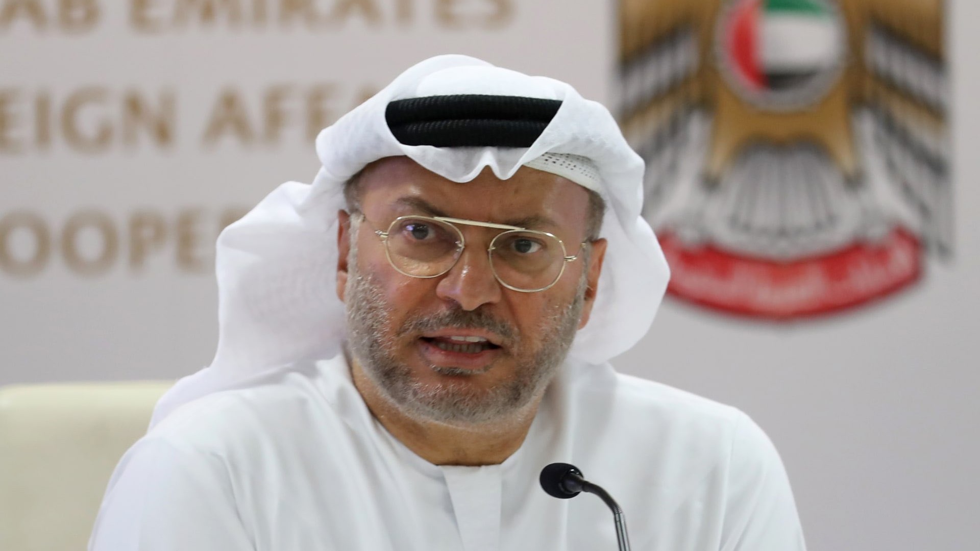 المستشار الدبلوماسي لرئيس دولة الإمارات&nbsp;أنور قرقاش