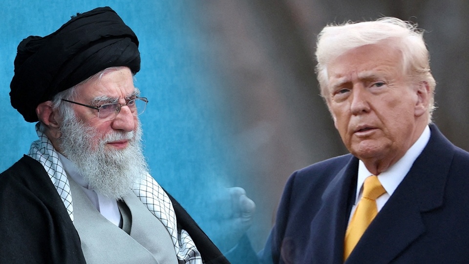 دونالد ترامب وخامنئي