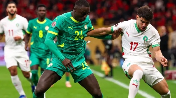 من المباراة النهائية للمغرب والسنغال