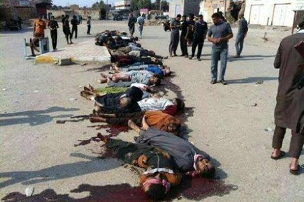 ضحايا أعدمهم داعش من أبناء عشيرة 