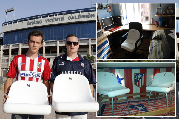 قرر أتلتيكو مدريد إعطاء جماهيره هدية تذكارية من ملعب 