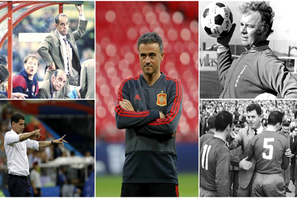 نجح لويس انريكي في الحفاظ على تقليد توارثه اسلافه منذ عام 1988 بعدم خسارته المباراة الأولى مع المنتخب الإسباني