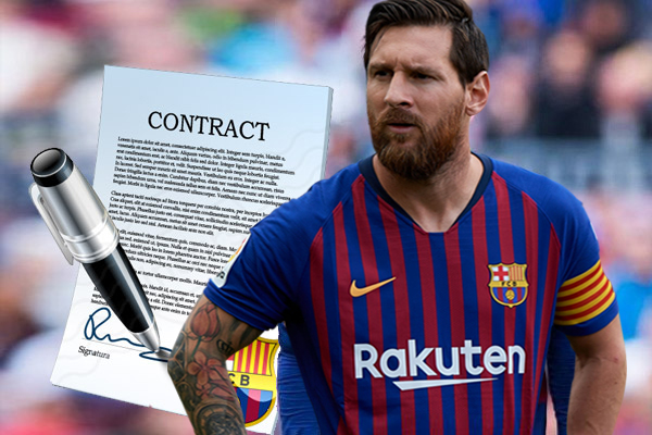 أكدت إدارة نادي برشلونة الإسباني عدم نيتها تجديد عقد مهاجم الفريق الأرجنتيني ليونيل ميسي
