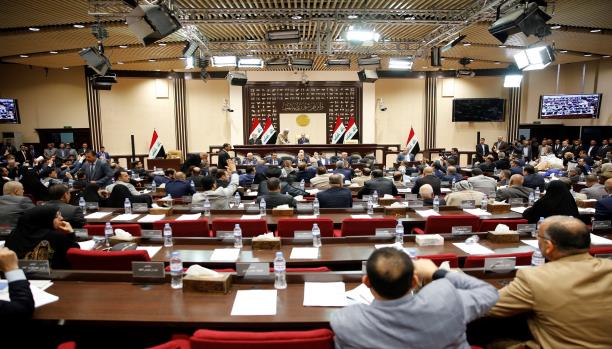 مجلس النواب العراقي في إحدى جلسات التصويت على مرشحي حكومة عبد المهدي