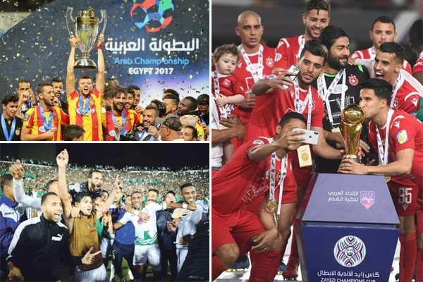 جسد عرب إفريقيا هيمنتهم على البطولة العربية خلال المرحلة التي كانت تحمل اسم دوري أبطال العرب