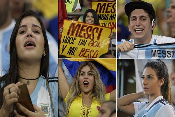 أفراح كولومبية عارمة وخيبة أمل أرجنتينية.. في صور 