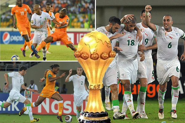 المنتخبان الجزائري و العاجي قد سبق لهما ان تواجها سبع مرات في البطولة الإفريقية