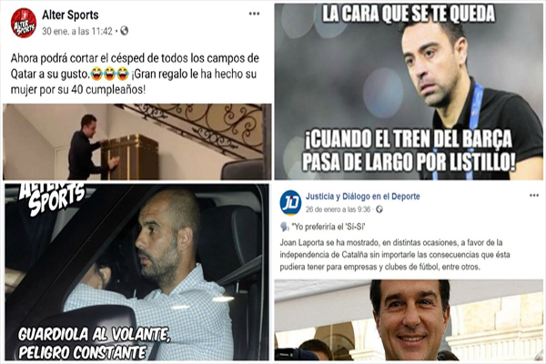 إدارة برشلونة الإسباني قامت بإستئجار شركة تقوم بإنشاء حسابات وهمية على مواقع التواصل الاجتماعي