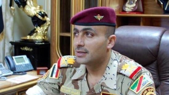 اللواء الركن ناصر الغنام قائد عمليات محافظة الانبار للجيش العراقي