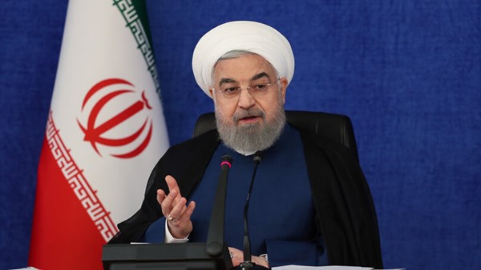الرئيس الايراني حسن روحاني يهاجم ترمب