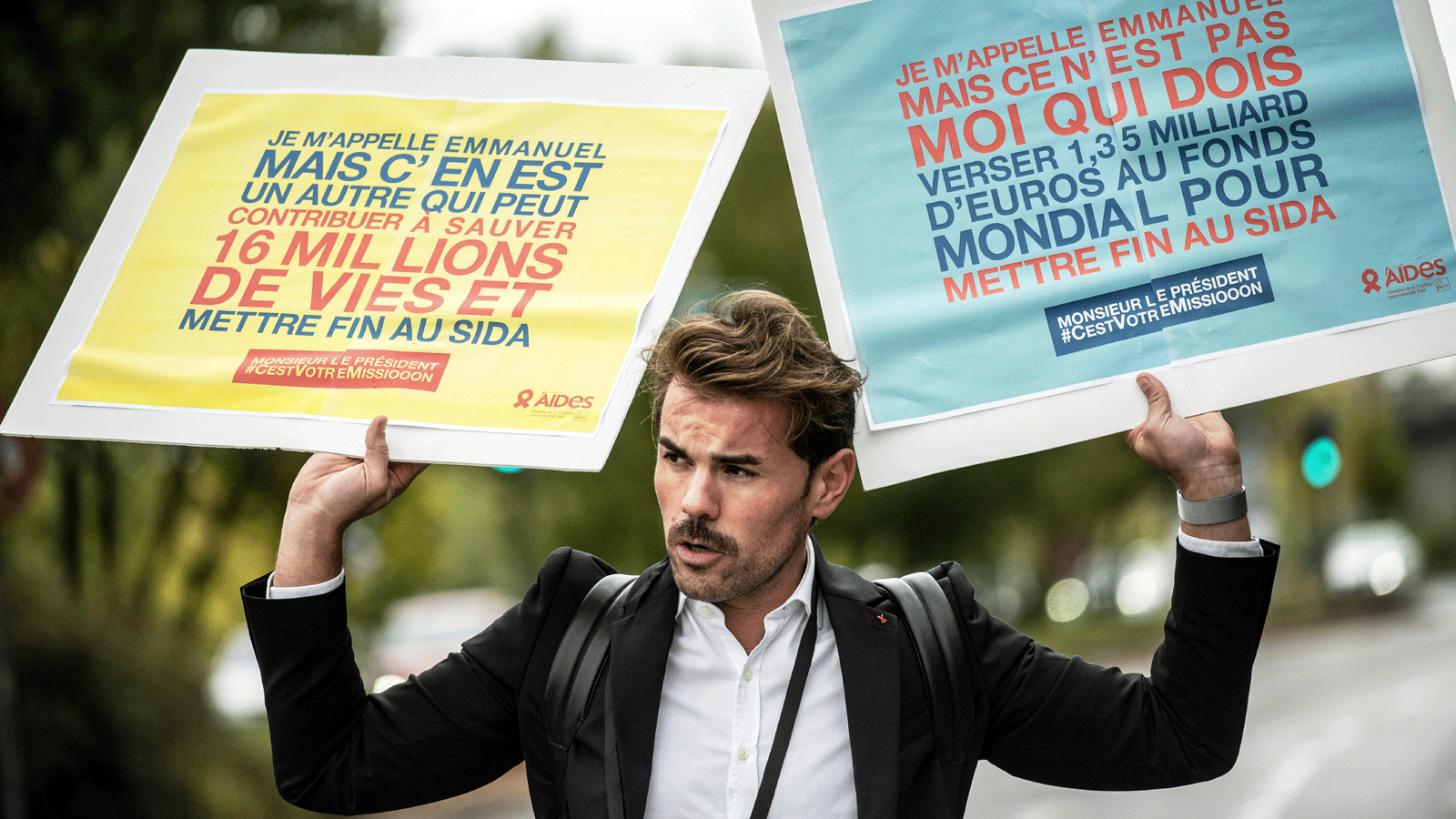 عضو في منظمة غير حكومية فرنسية يطالب بمزيد من الأموال للصندوق العالمي لمكافحة الإيدز والسل والملاريا.