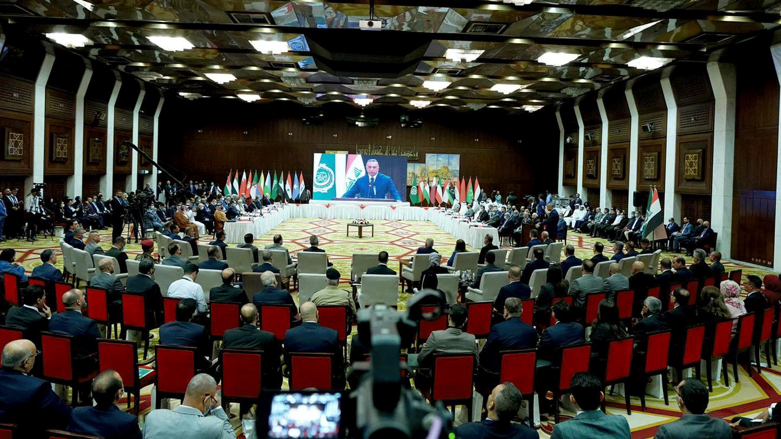 المؤتمر الدولي لاسترجاع الاموال المنهوبة المنعقد في بغداد. الاربعاء 15 أيلول/ سبتمبر 2021 (رئاسة الحكومة)