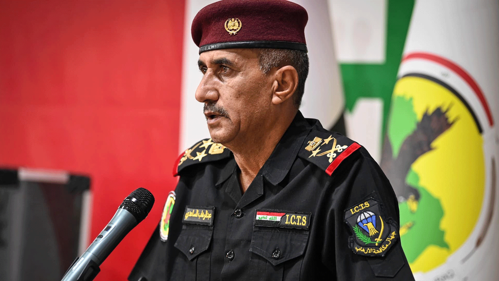 قائد جهاز مكافحة الارهاب العراقي الفريق ألاول الركن عبد الوهاب الساعدي (صورة من صفحة الجهاز)