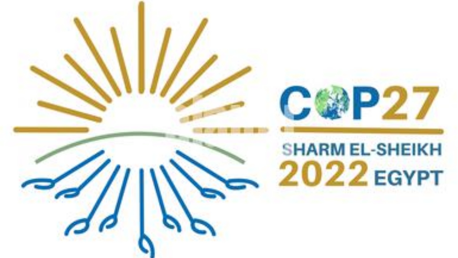 شعار مؤتمر المناخ الذي تستضيفه مصر في نوفمبر