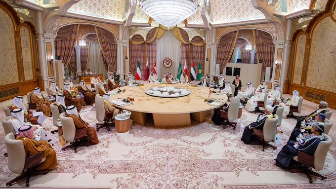 المجلس الأعلى لمجلس التعاون لدول الخليج العربية مجتمعاً في الرياض في دورته الثالثة والأربعين في 9 ديسمبر 2022