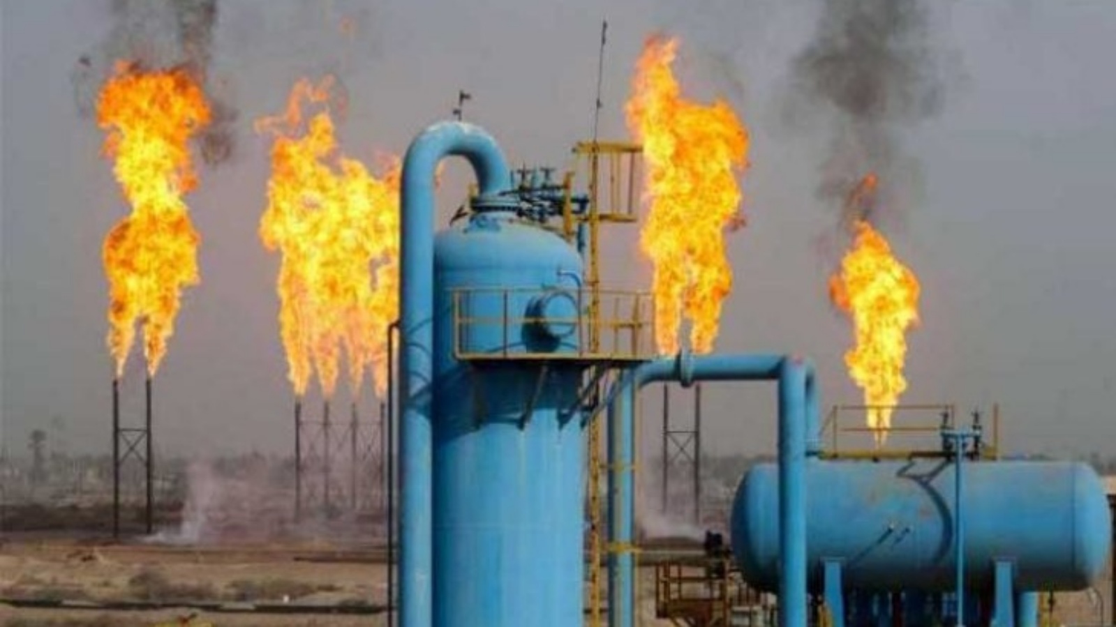 الغاز العراقي يهدر من دون استثمار برغم تكاليف استيراده من إيران (تويتر)