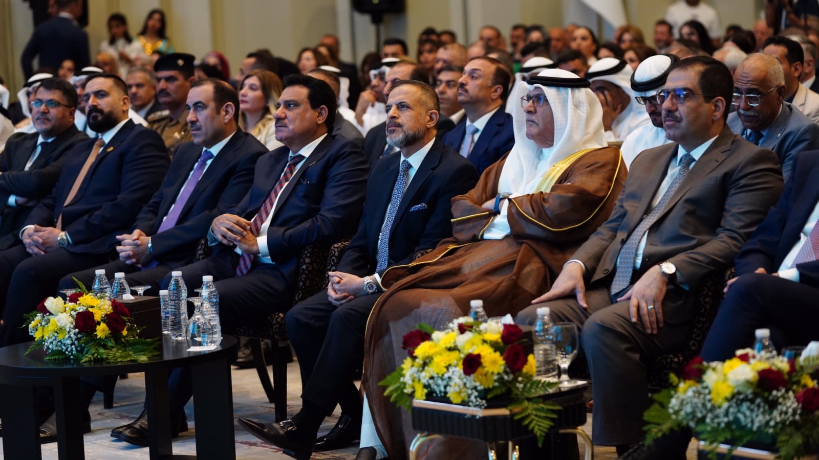 ملتقى رجال الأعمال الإماراتي العراقي لدى انطلاق أعماله في بغداد الاثنين 15 مايو 2023 (التخطيط)