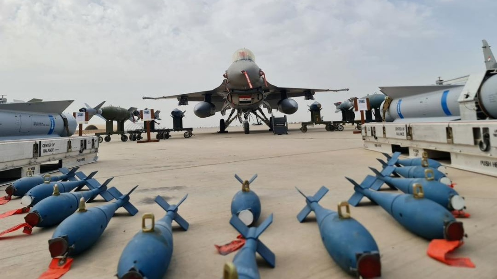 طائرات رافال الفرنسية المقاتلة شاركت الثلاثاء 23 مايو 2023 في تمرين جوي مع طائرات مقاتلة عراقية شمال بغداد (الاعلام الامني)