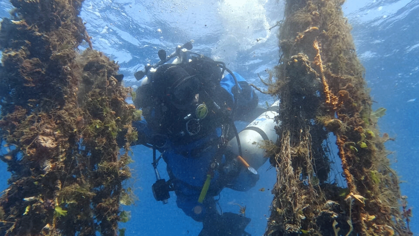 غواص يسترجع 