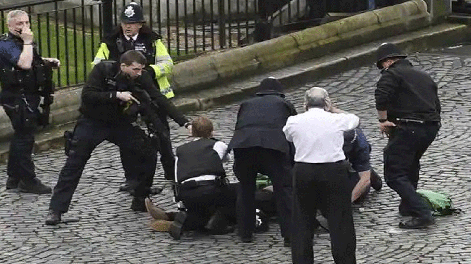 صورة ارشيفية للقبض  على مهاجم البرلمان البريطاني في العام 2017