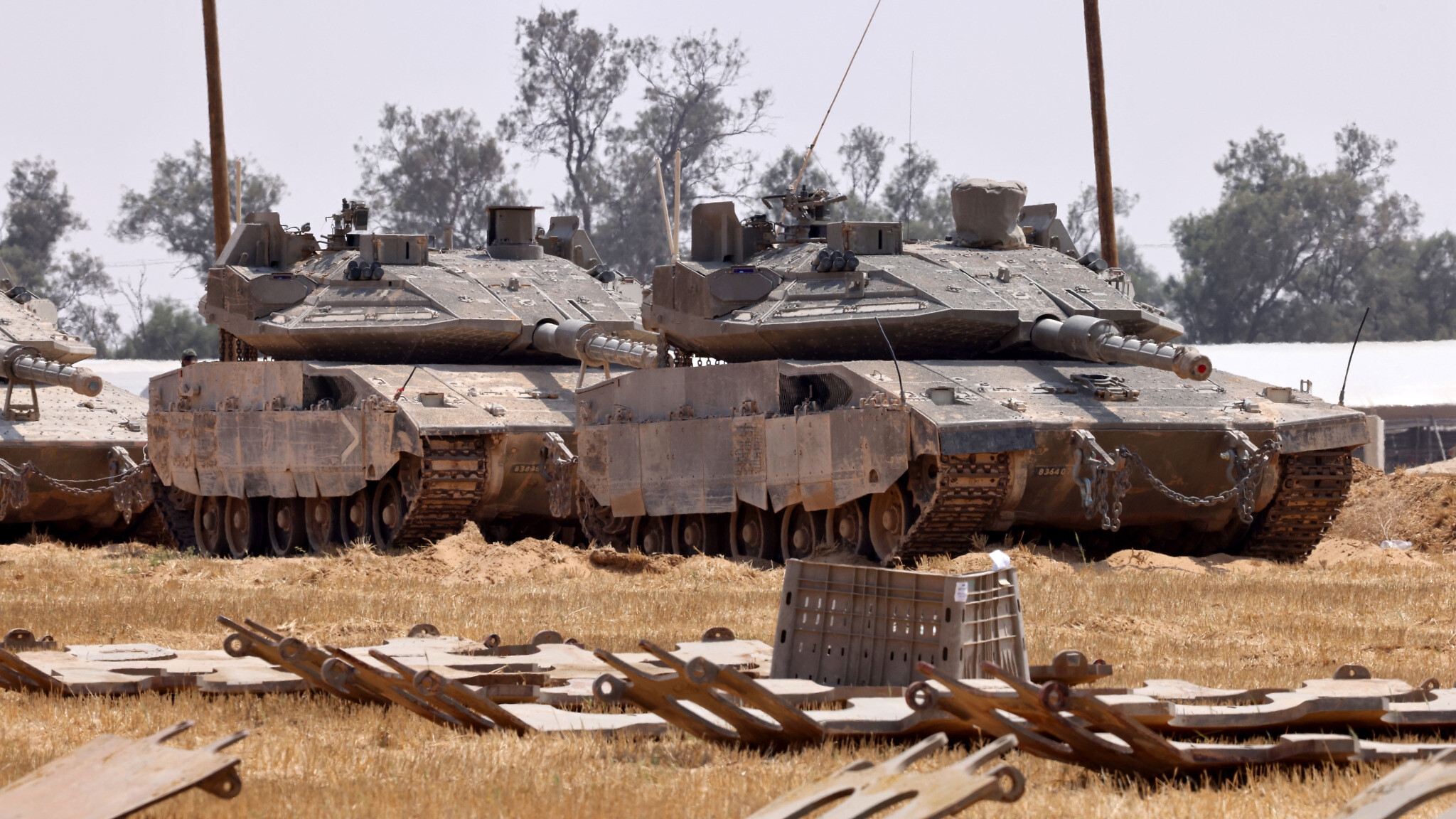 جنود إسرائيليون على حدود قطاع غزة في الأول من أيار (مايو) 2024