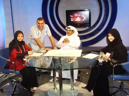 من برنامج 60 دقيقة ثقافة وفن الذي قدمته وأعدته بالقناة الأولى بالتلفزيون السعودي. 