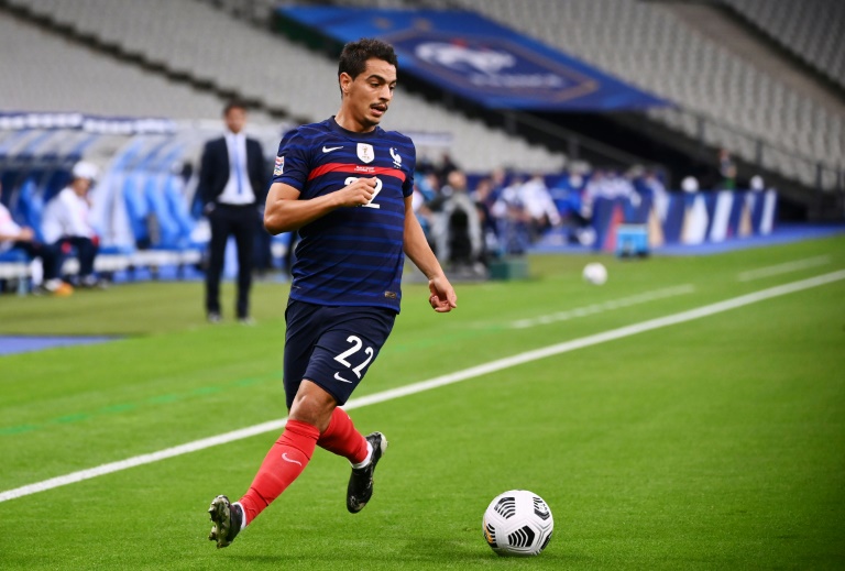 مهاجم منتخب فرنسا وسام بن يدر خلال مباراة ضد كرواتيا ضمن دوري الأمم الأوروبية في الثامن من أيلول/سبتمبر 2020