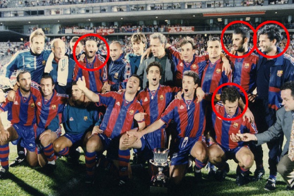 الرباعي تواجدوا مع بعضهم البعض في موسم 1996-1997