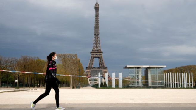 فيروس كورونا: باريس تحظر التمارين الرياضية خارج المنزل نهاراً