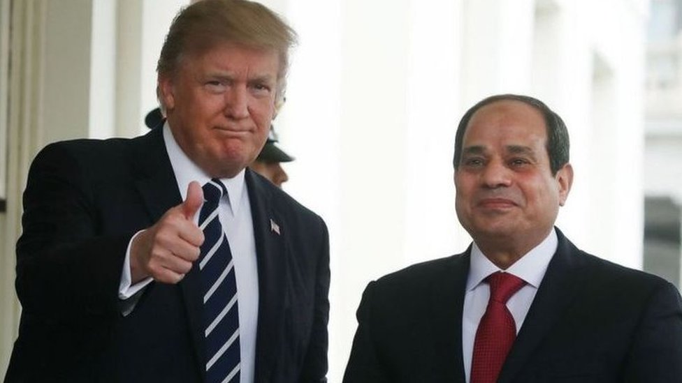 ترامب دعم موقف مصر في ملف سد النهضة Getty Images