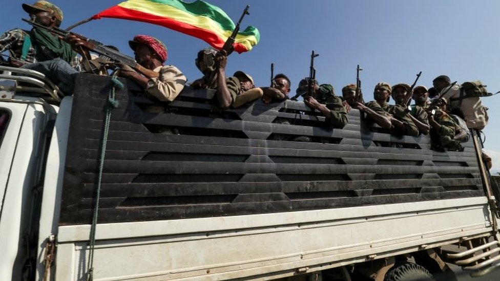 قوات موالية للحكومة الإثيوبية في طريقها لمواجهة الجبهة الشعبية لتحرير تيغراي Reuters