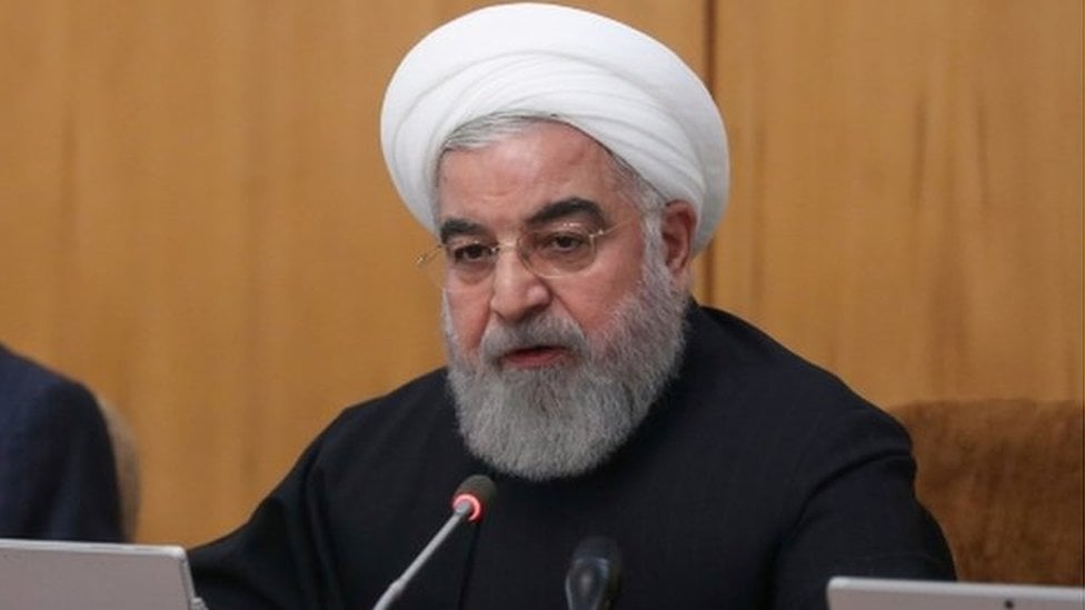روحاني يرحب بانتهاء عهد ترامب: رحل 