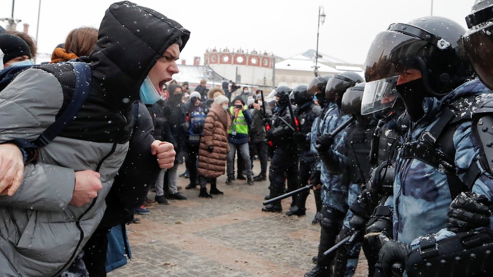 احتجاجات في موسكو