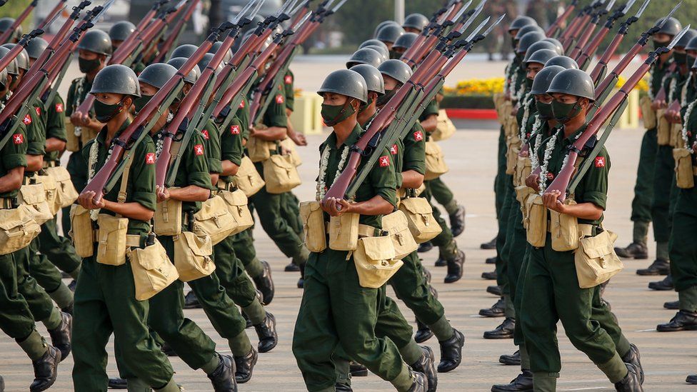 انقلاب ميانمار: العسكر يحتفلون وسط غضب دولي على المذبحة