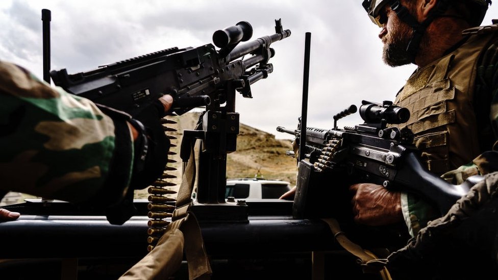 Getty Images الوجود العسكري للولايات المتحدة والناتو في أفغانستان دام نحو 20 عاماً