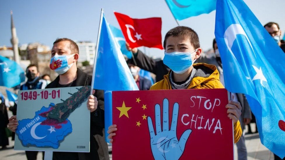 Getty Images انتهاكات مزعومة للسلطات الصينية في إقليم شينجيانغ تضع بكين في مواجهة غضب عالمي متزايد