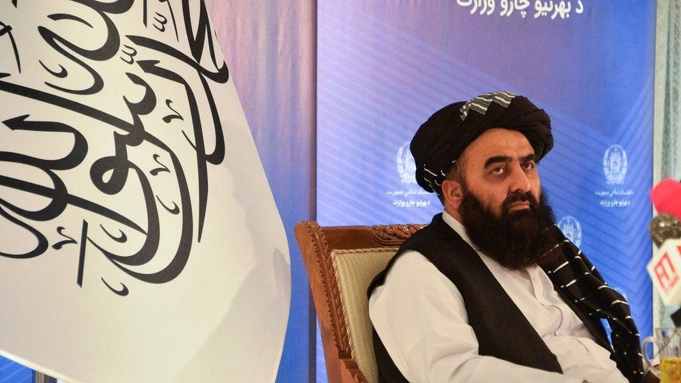 Getty Images وزير خارجية طالبان أمير خان متقي قدّم الطلب في رسالة إلى الأمم المتحدة