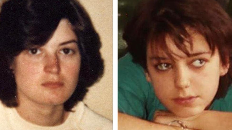 Kent Police ويندي كنيل (اليسار) وكارولين بيرس