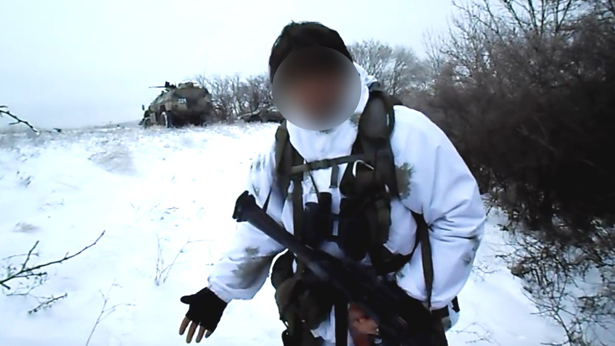 @RSOTM TELEGRAM GROUP أحد أفراد مجموعة فاغنر في منطقة دونباس شرق أوكرانيا عام 2014