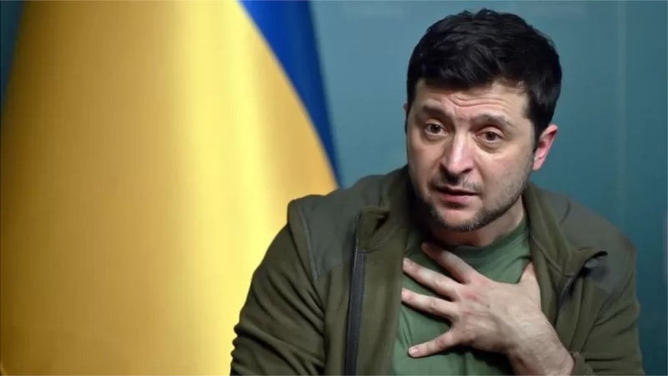 Getty Images الرئيس الأوكراني فولوديمير زيلينسكي