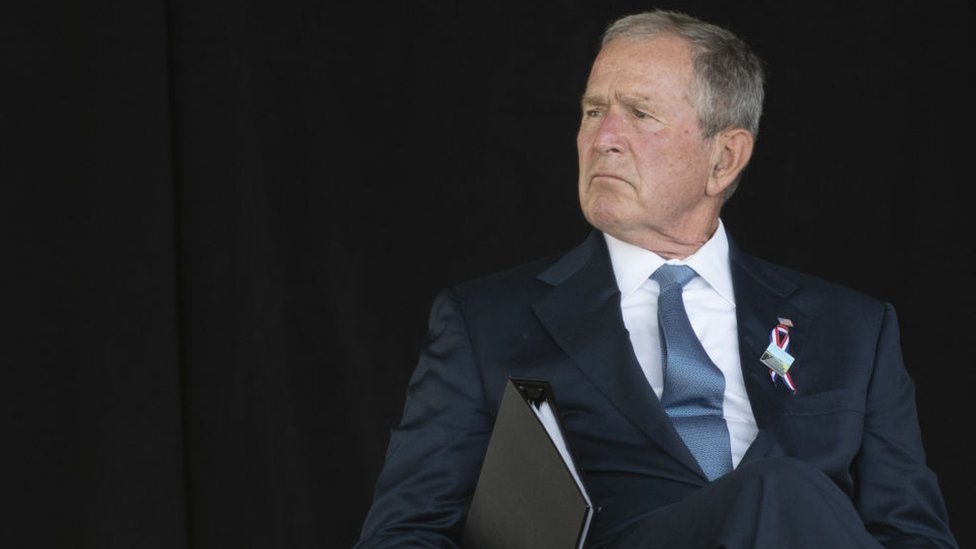 Getty Images جورج دبليو بوش خلال مناسبة العام الماضي لإحياء ذكرى هجمات 11 سبتمبر/أيلول