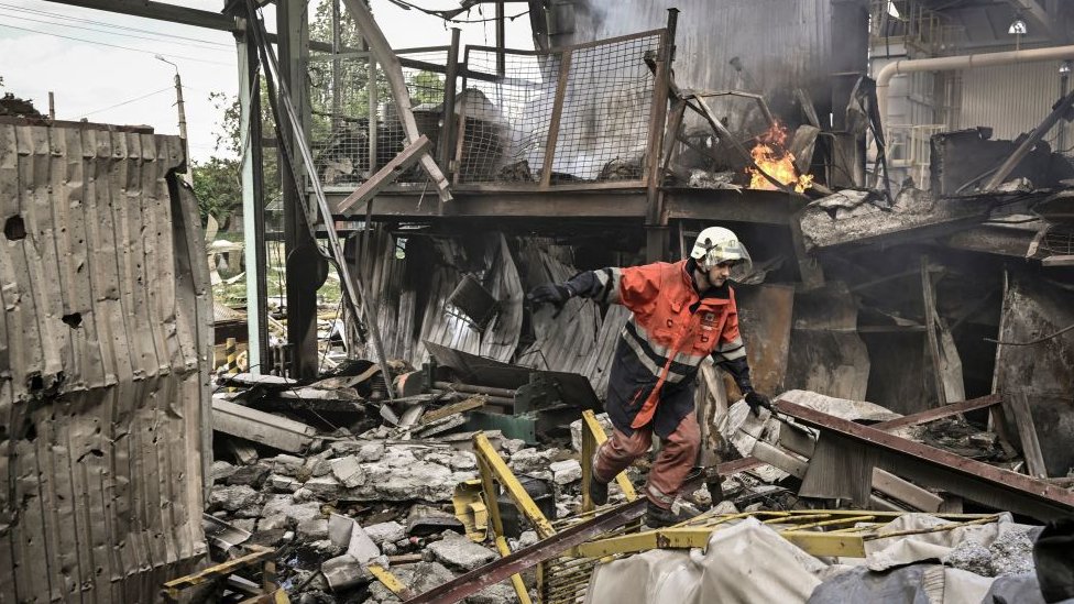 Getty Images تشهد منطقة دونباس شرقي أوكرانيا هجوما روسيا شرسا في الفترة الأخيرة