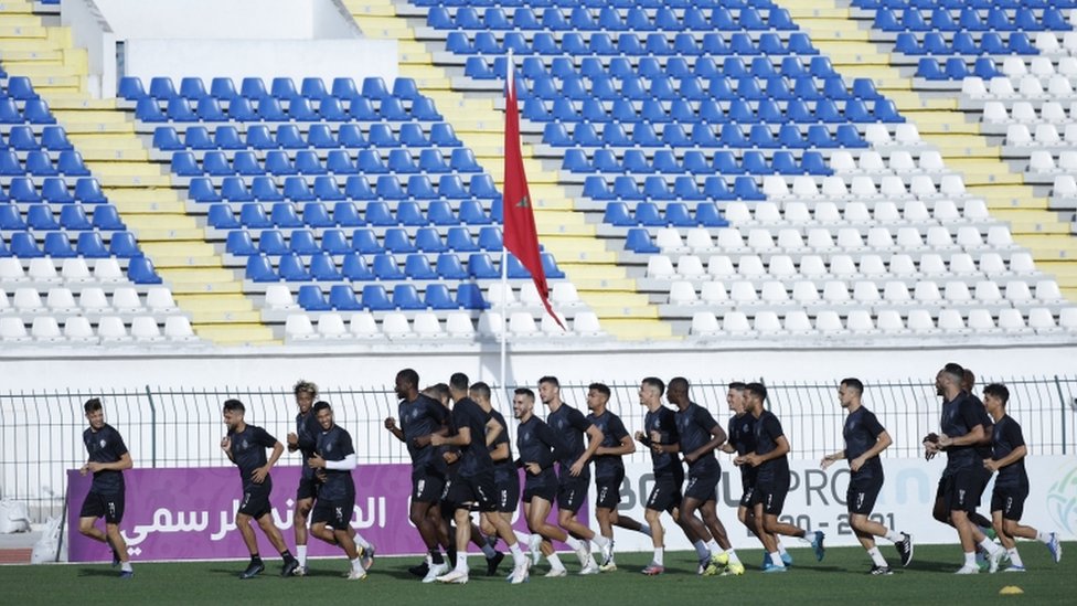 Reuters جانب من تدريبات الوداد