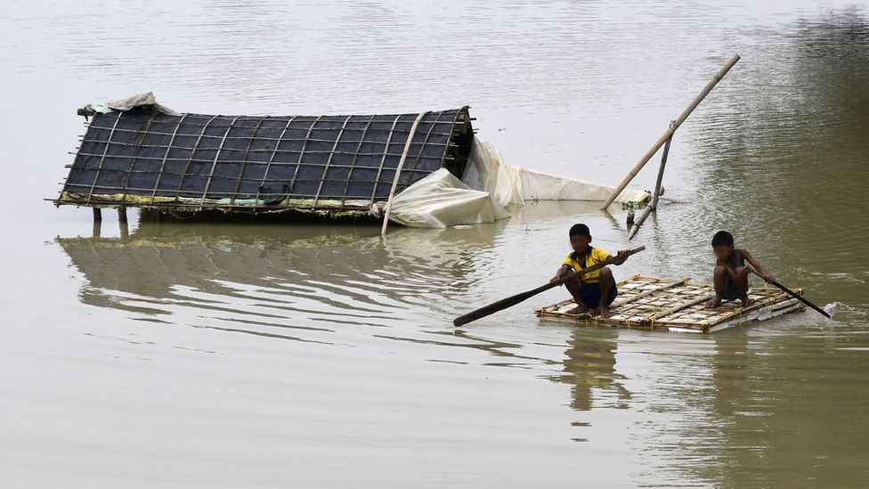 EPA ترددت مزاعم في الفترة الأخيرة بأن فيضانات ولاية آسام الهندية كانت مدبرة