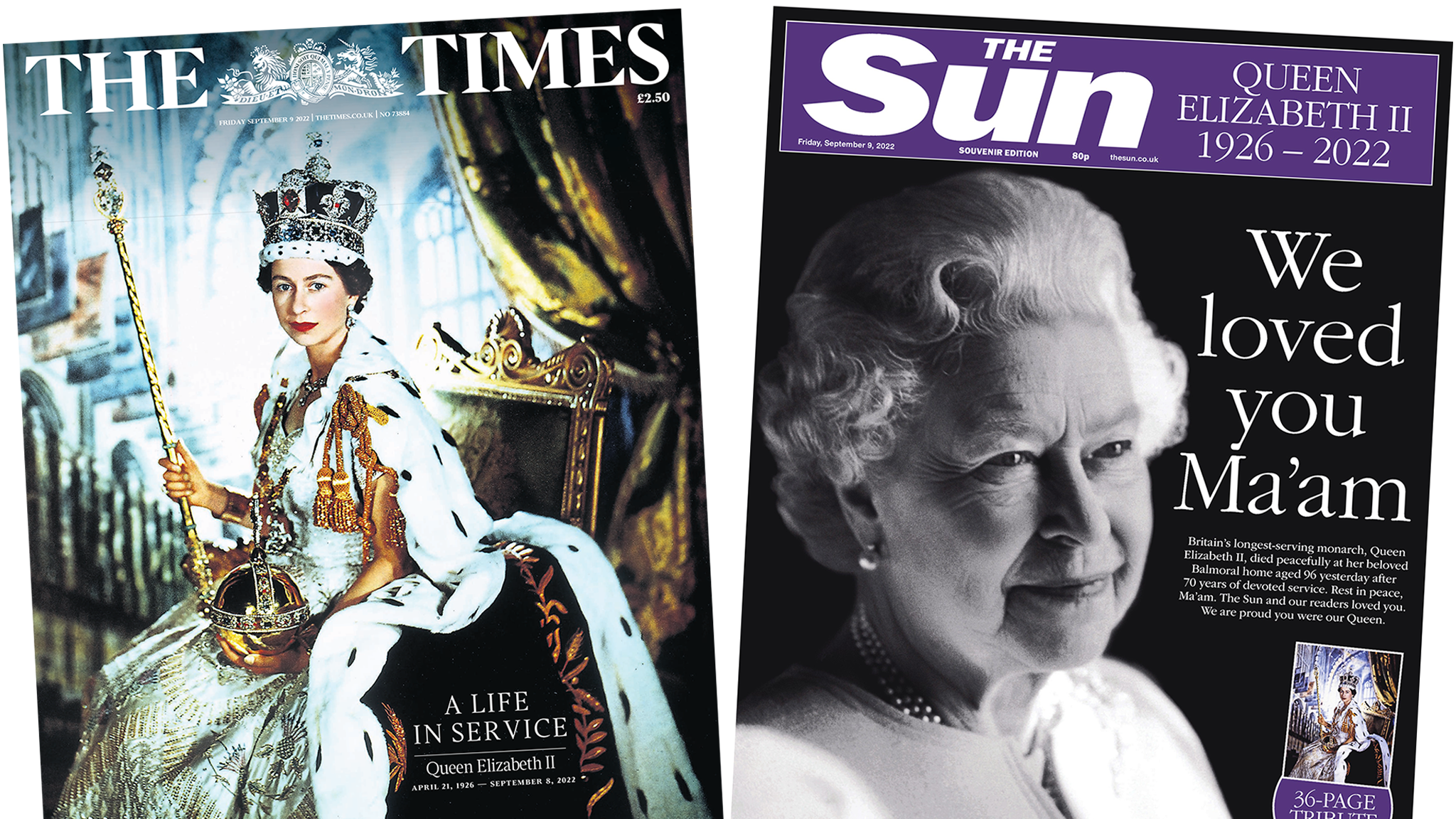 الملكة إليزابيث الثانية: كيف غطت الصحف وفاة ملكة بريطانيا؟