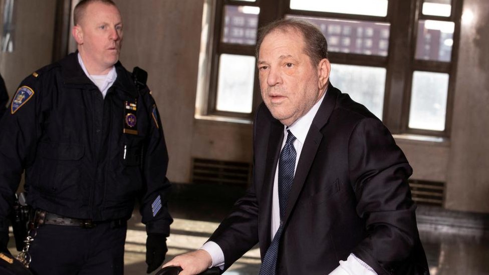 Getty Images هارفي واينستين أثناء محاكمته في نيويورك عام 2019