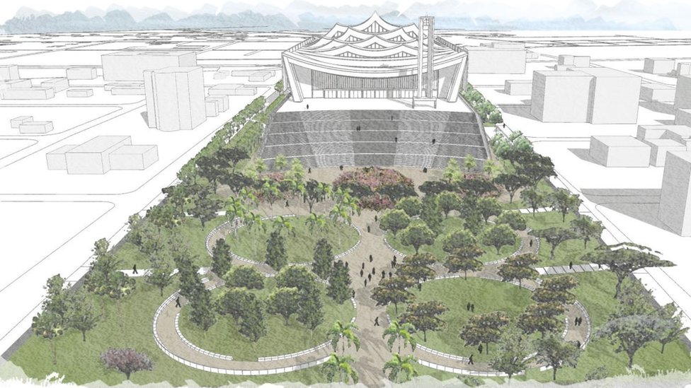 Ghana National Cathedral ستضم الكاتدرائية حديقة ومدرسة موسيقى ومعرض ومتحف